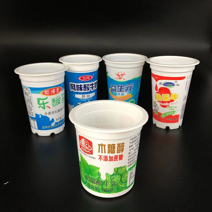 Крышка 0 фольги ВОДКИ 230ml 8oz 90mm чашки йогурта устранимого Parfait мороженого пластиковая